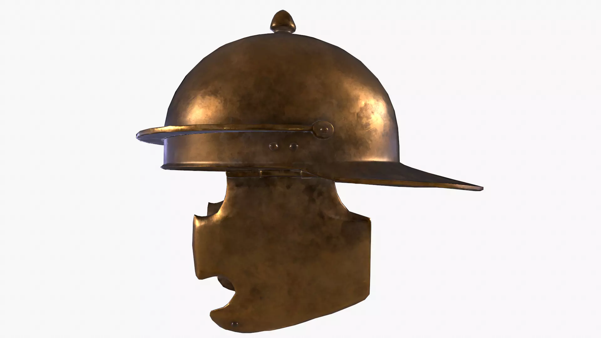 Roman legionary helmet - Hagenau Low-poly 3D model