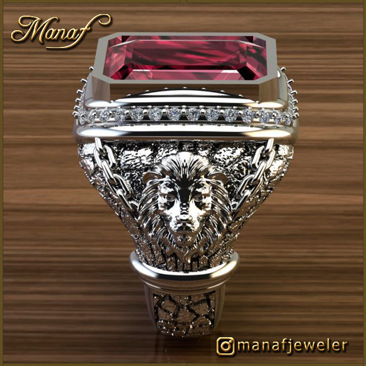 Mens ring STL 3D print model_3