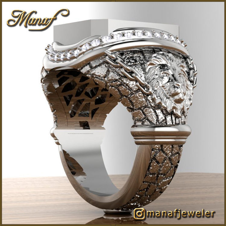 Mens ring STL 3D print model_1