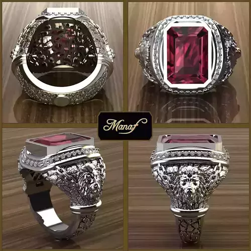 Mens ring STL