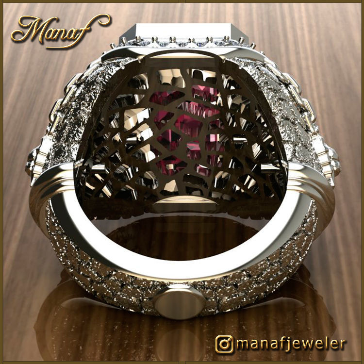 Mens ring STL 3D print model_6