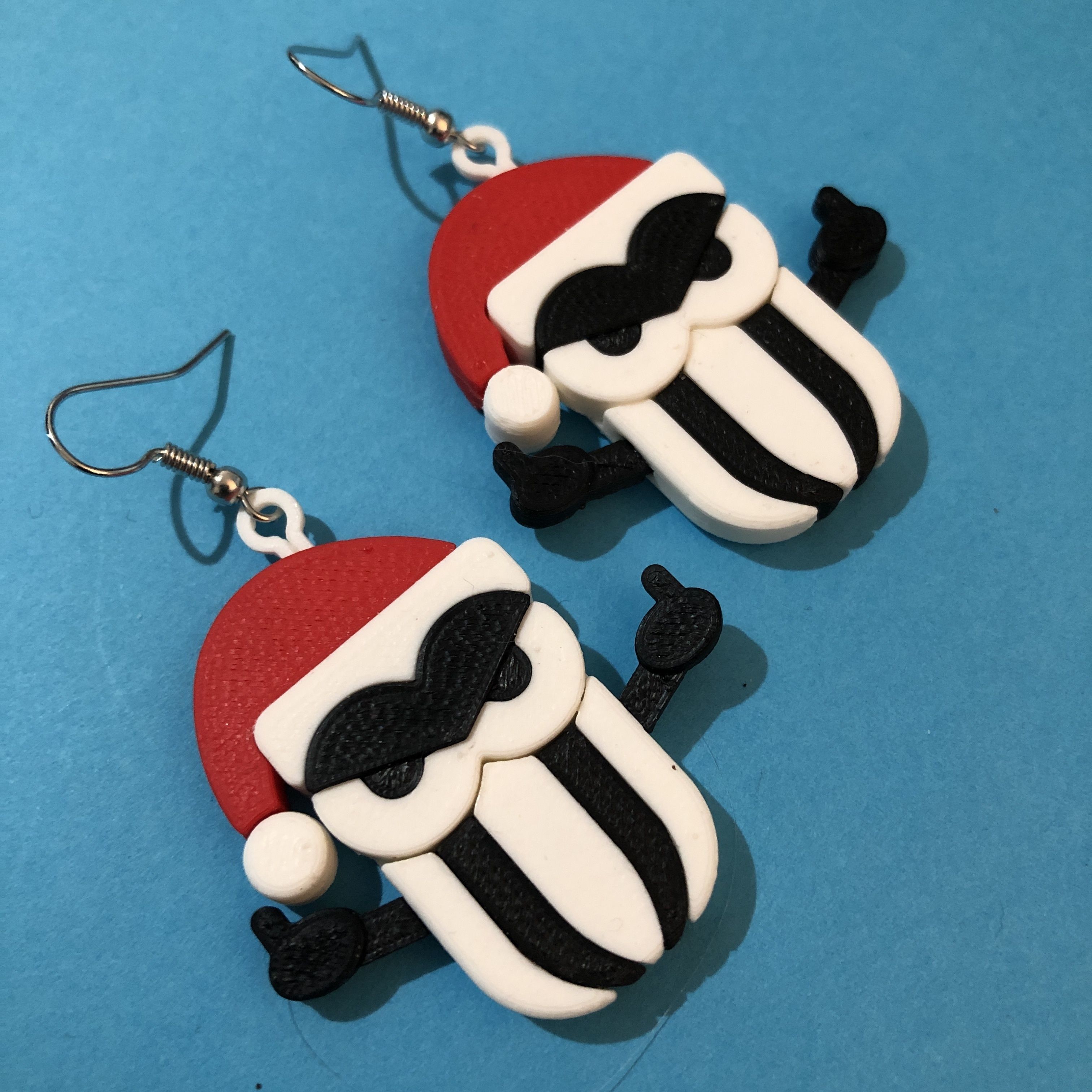Salty Humbug Earrings 3D print model_4