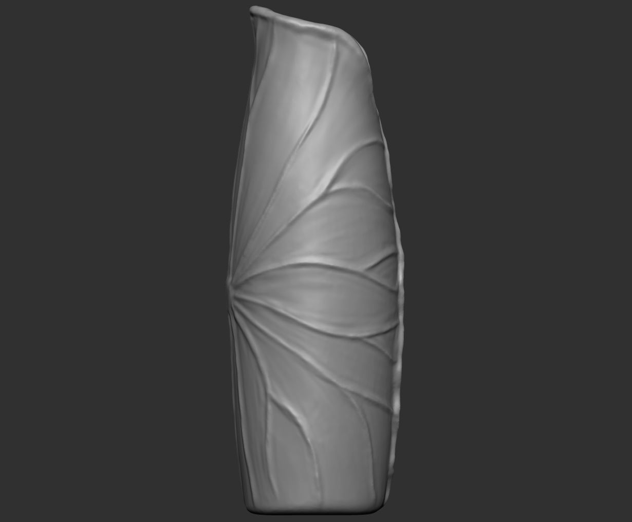 Vase-01 head with hole in it Low-poly 3D model_21