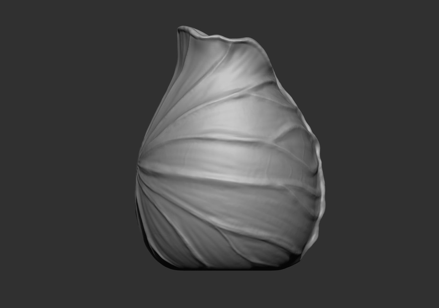 Vase-01 head with hole in it Low-poly 3D model_14