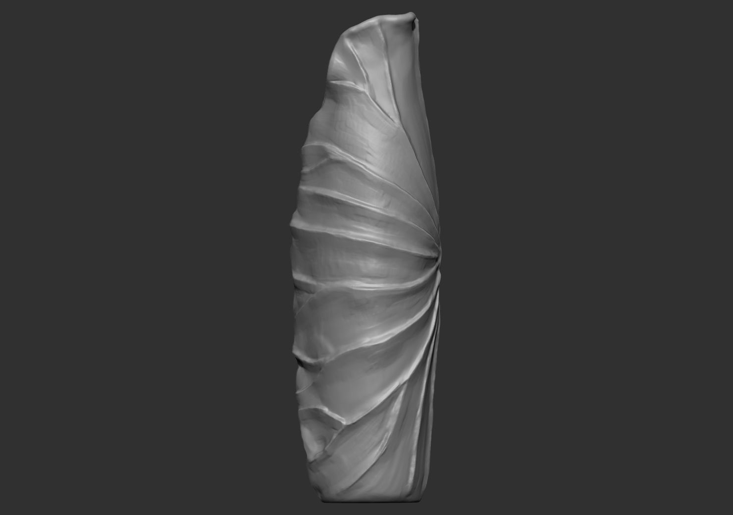 Vase-01 head with hole in it Low-poly 3D model_4