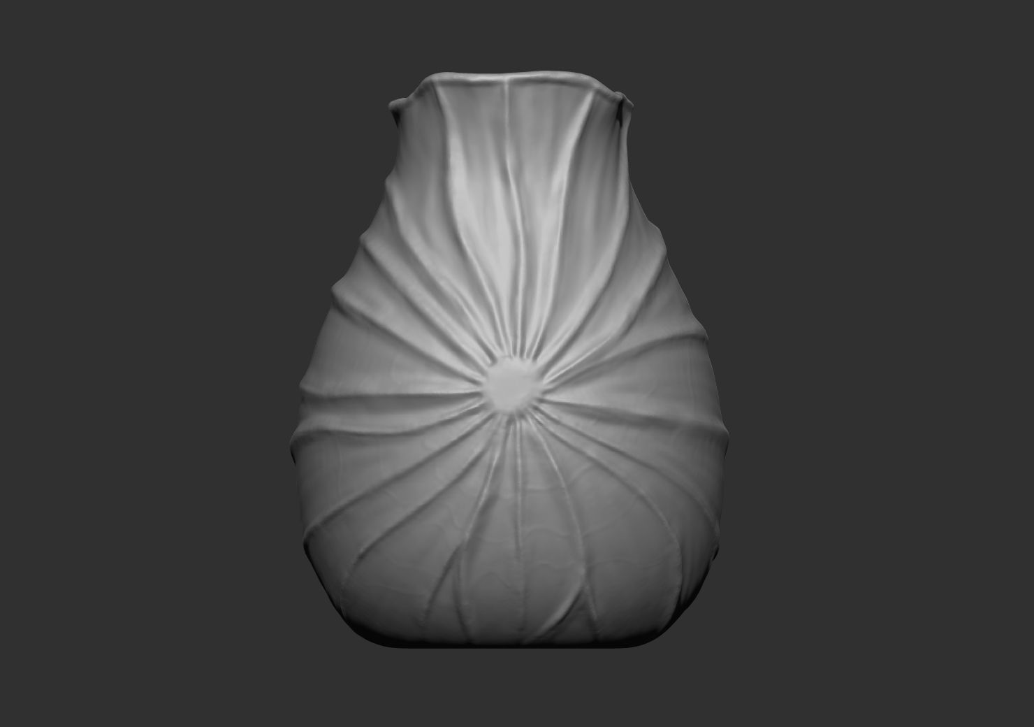Vase-01 head with hole in it Low-poly 3D model_11