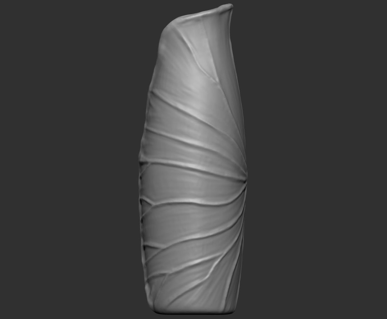 Vase-01 head with hole in it Low-poly 3D model_20