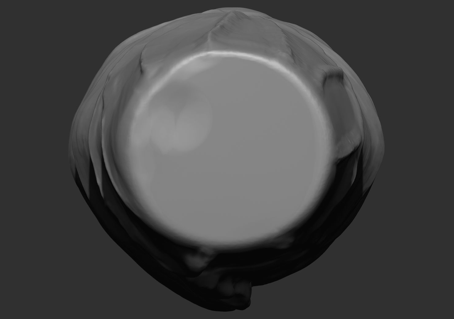 Vase-01 head with hole in it Low-poly 3D model_8