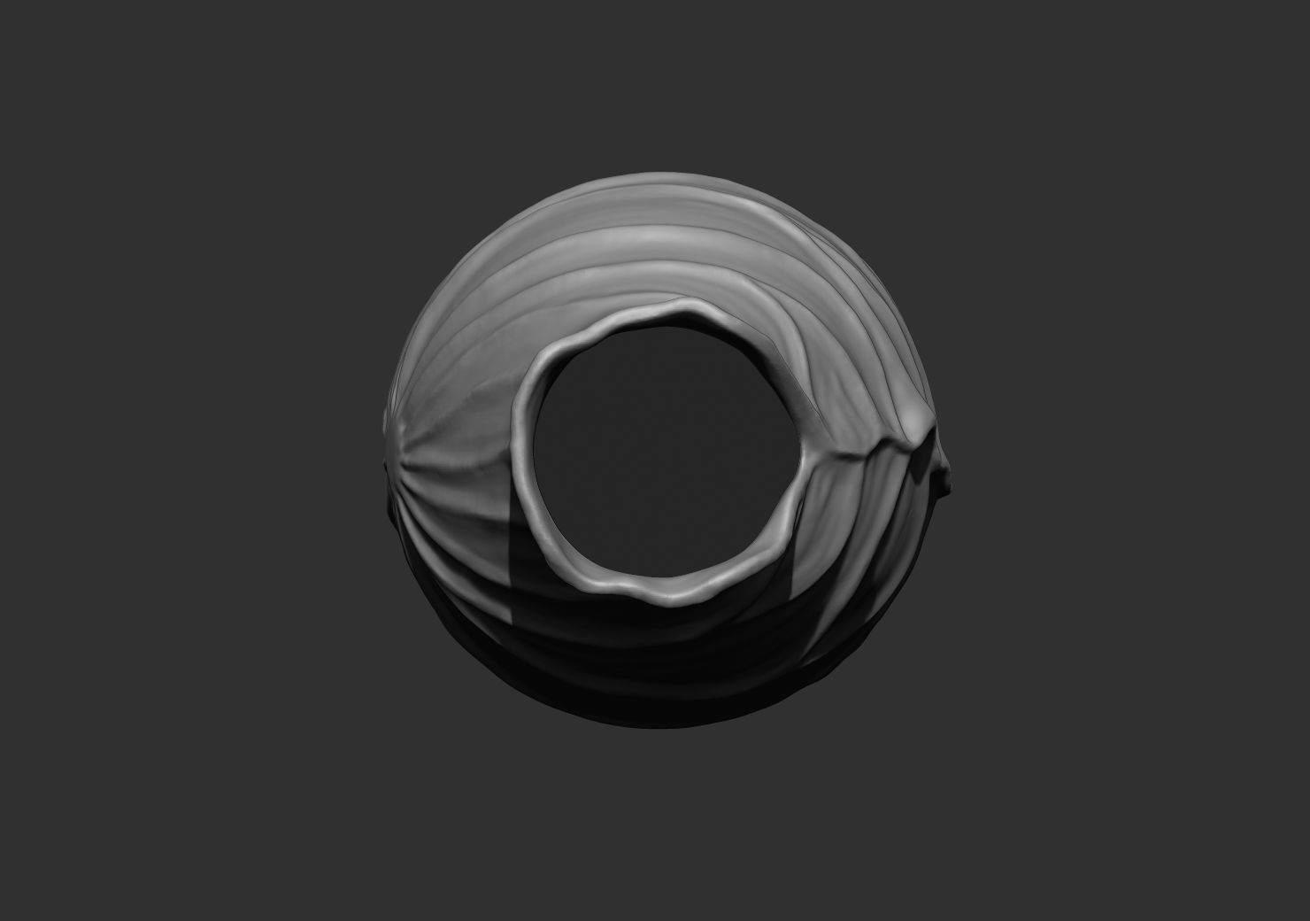 Vase-01 head with hole in it Low-poly 3D model_13