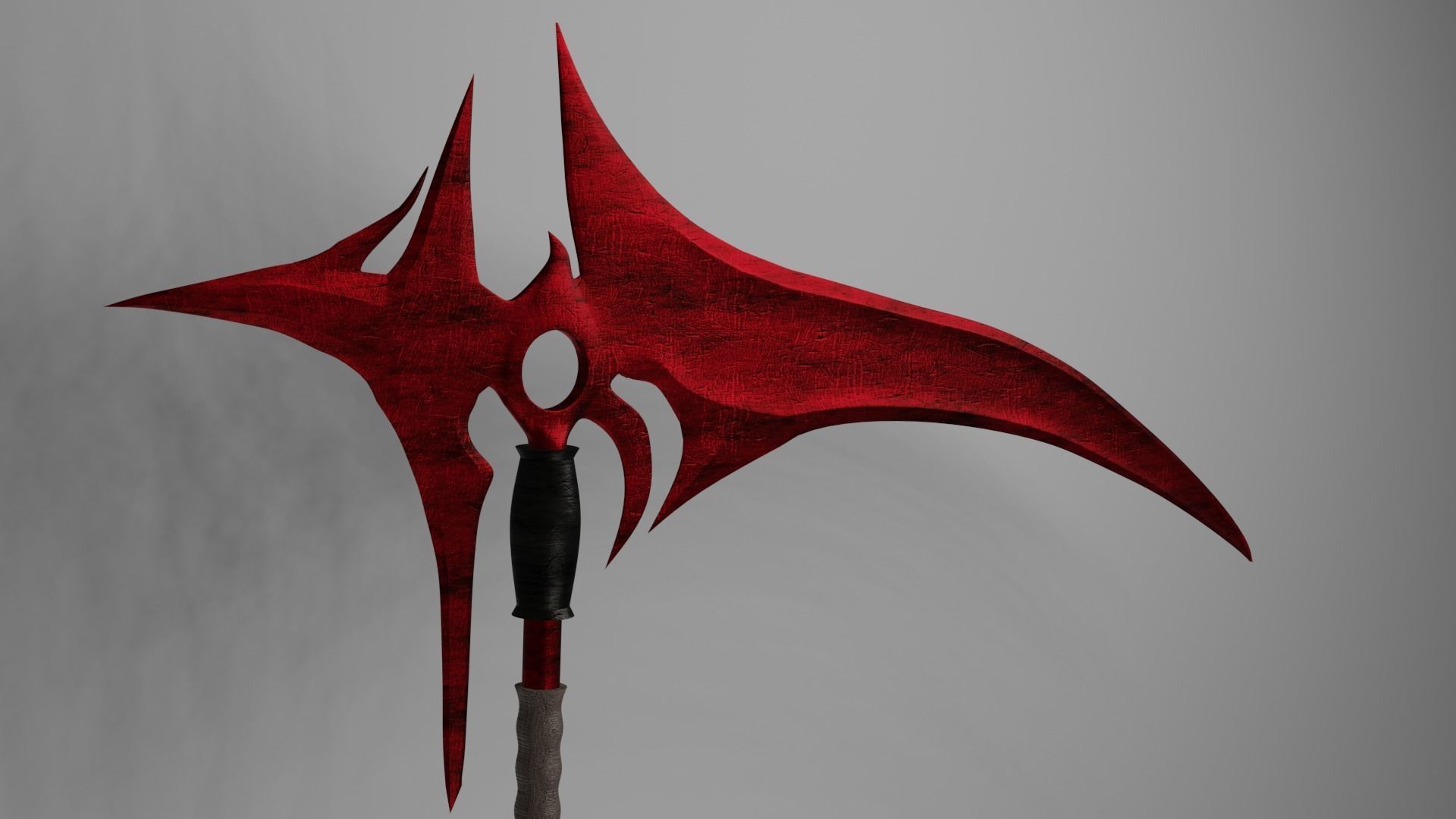 Red Scythe 3D model_1