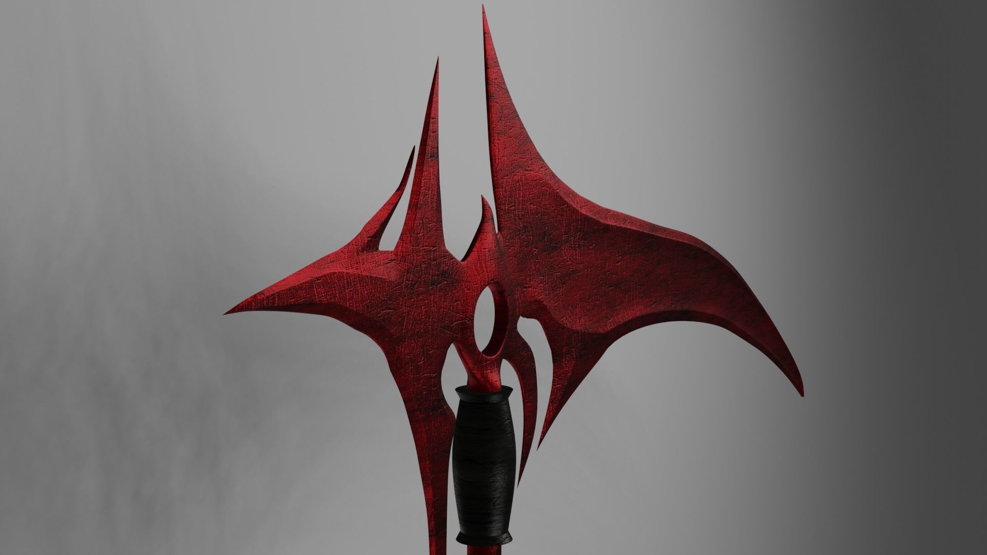 Red Scythe 3D model_2