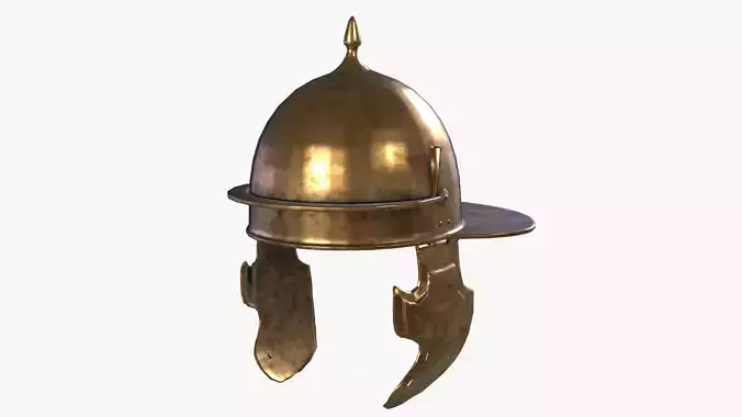 Roman legionary helmet - Hagenau Low-poly 3D model