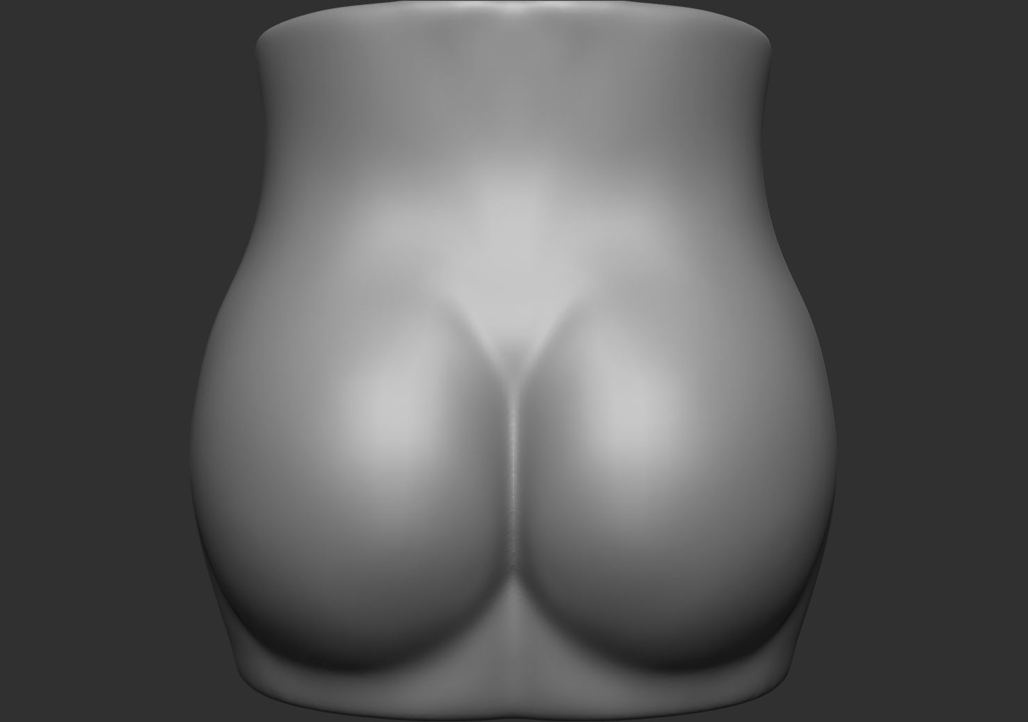 Vase-04 female nipple Low-poly 3D model_6