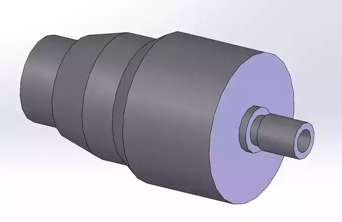 Inflatables adapter to standard  Schrader valve 3D print model