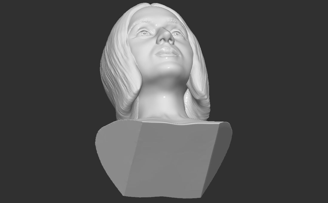 Katy Perry bust for 3D printing 3D model 3D printable | CGTrader