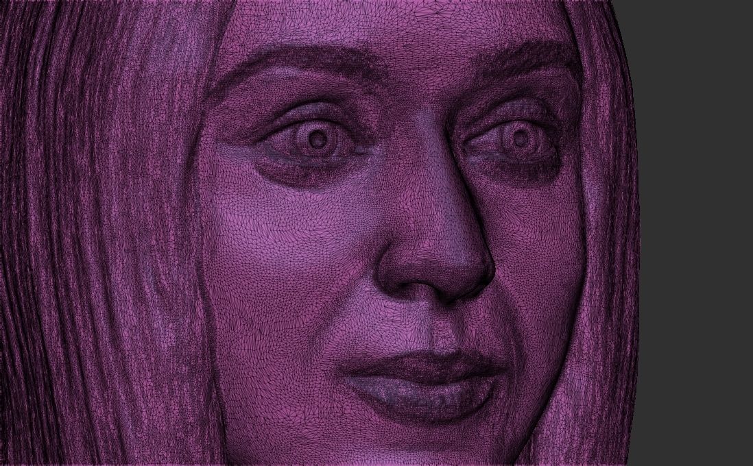 Katy Perry bust for 3D printing 3D model 3D printable | CGTrader