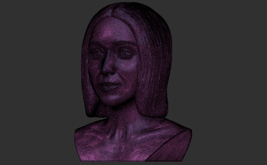 Katy Perry bust for 3D printing 3D model 3D printable | CGTrader