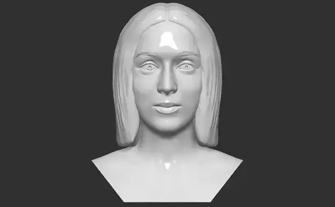 Katy Perry bust for 3D printing 3D print model