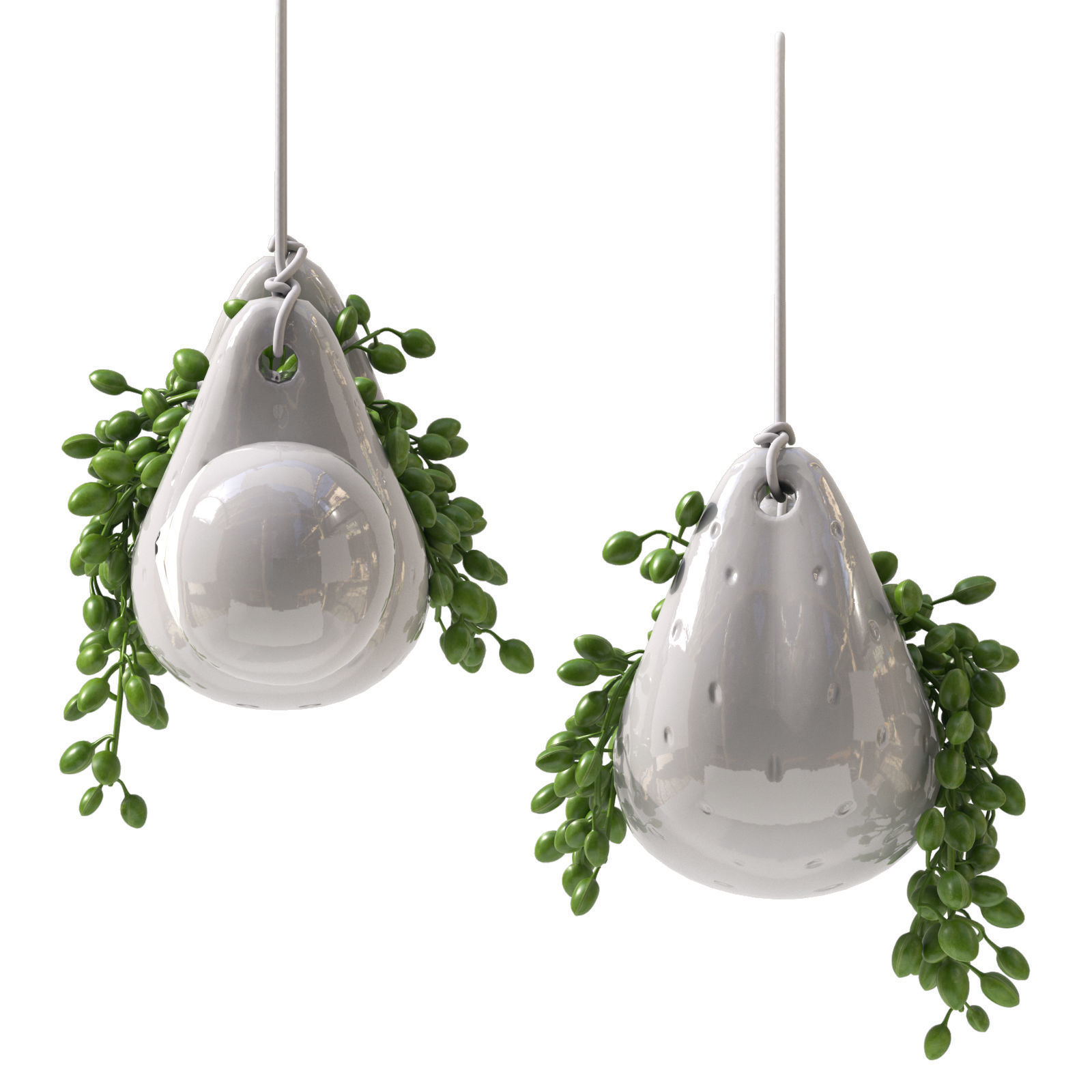 Vase 09 Low-poly 3D model_2