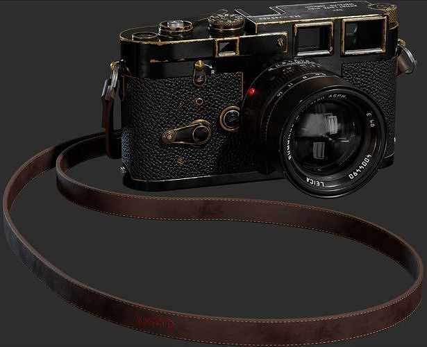 Camara leica m Low-poly 3D model