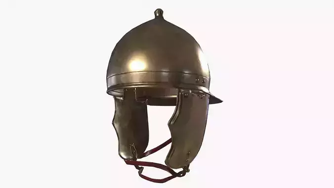 Roman legionary helmet - Montefortino Low-poly 3D model