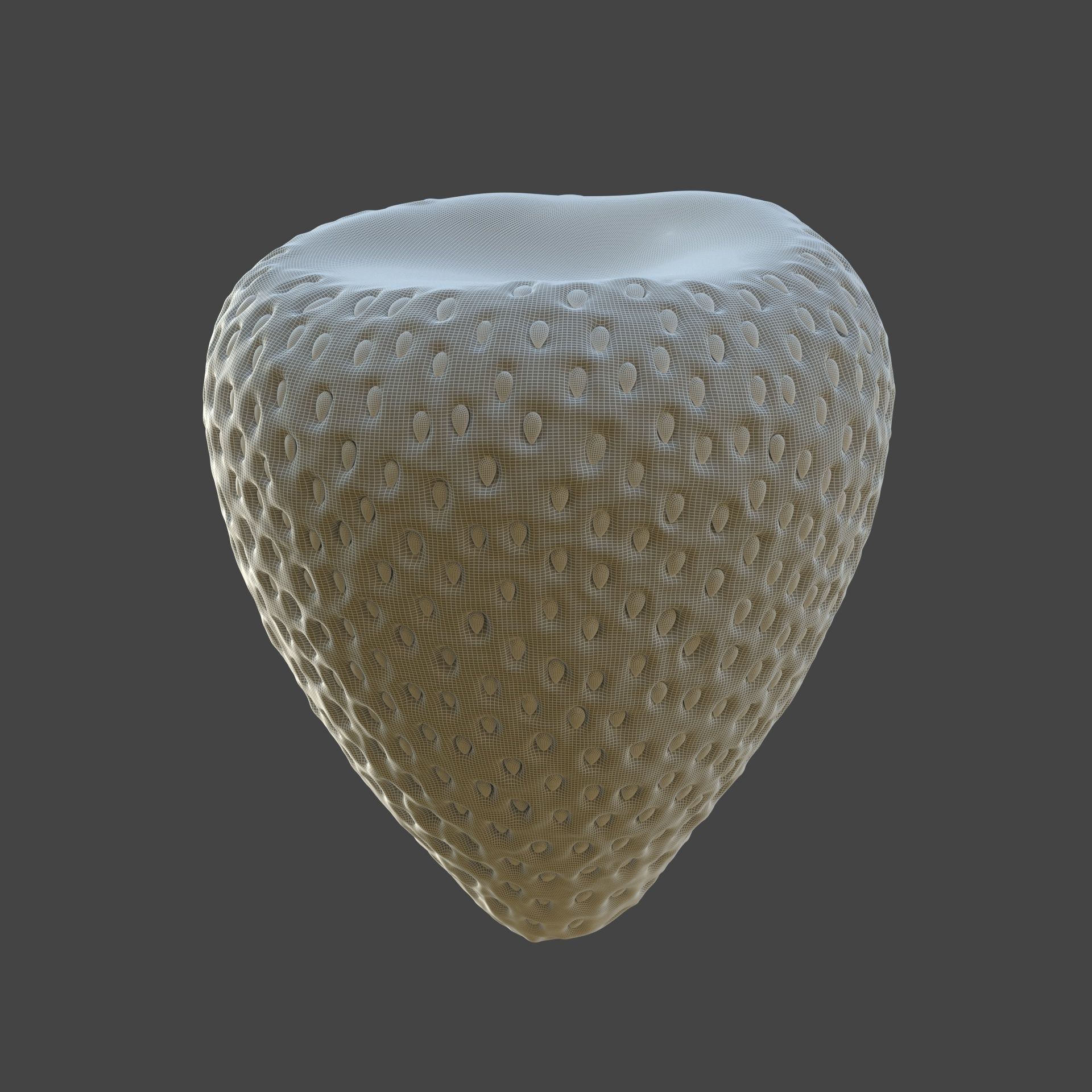 Strawberry 3D model_2