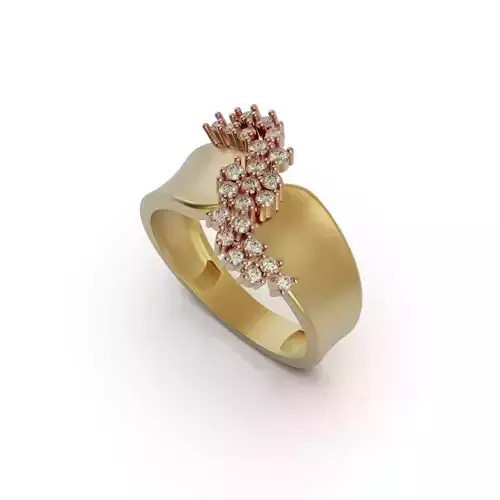 Spiral Flower Ring