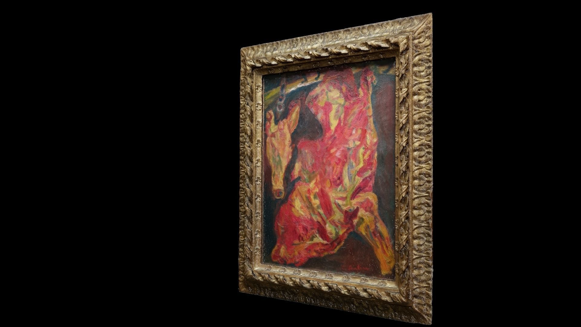 Beef and calf head 3D model_4