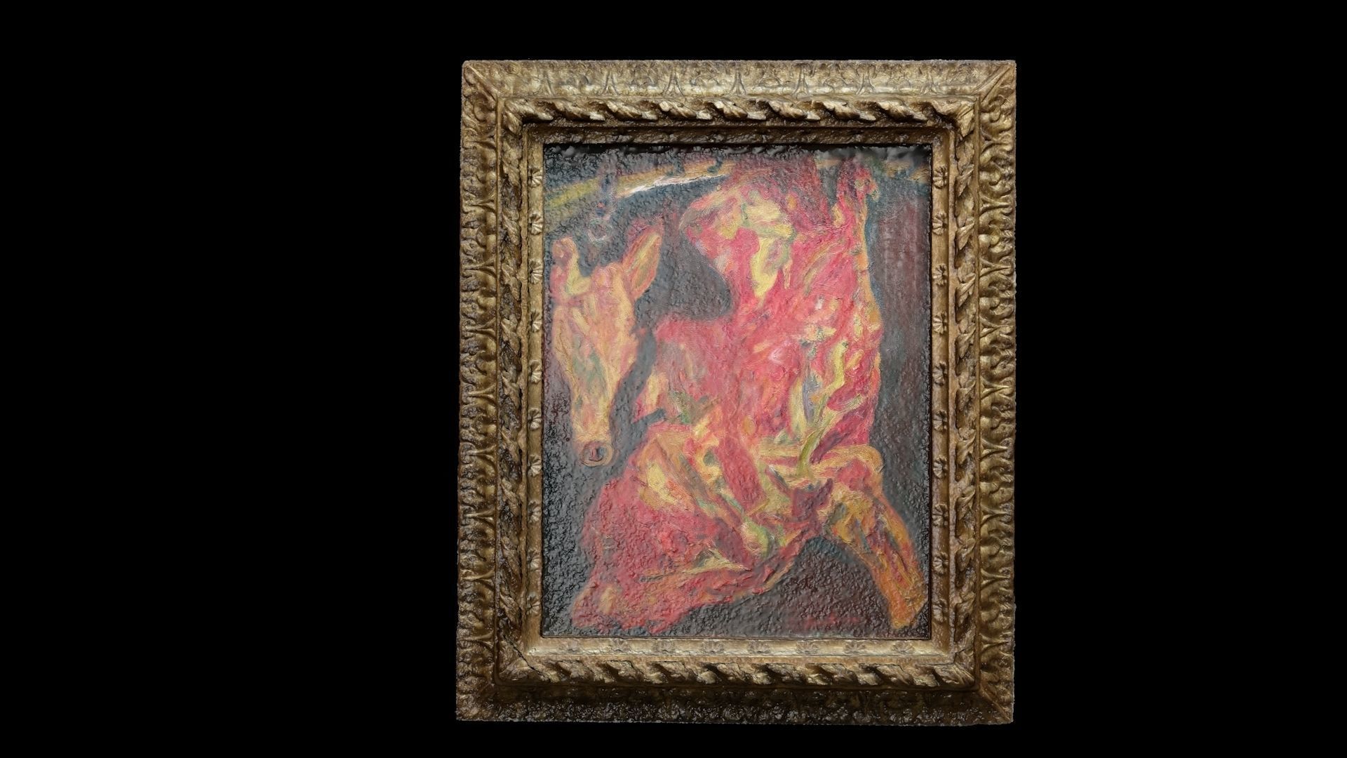 Beef and calf head 3D model_3