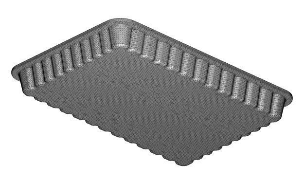 Steel Serving Tray 3D model_5