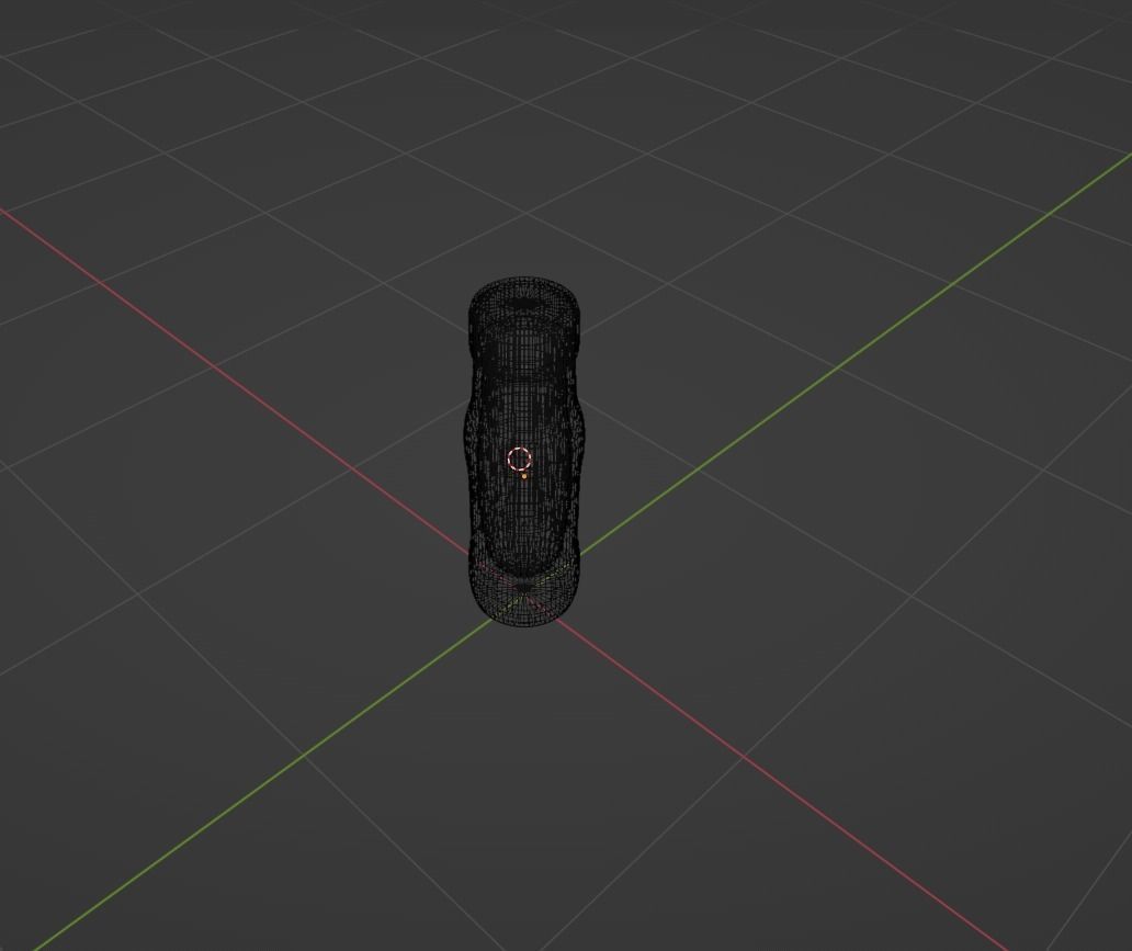 Metal Water Bottle Free 3D model_4