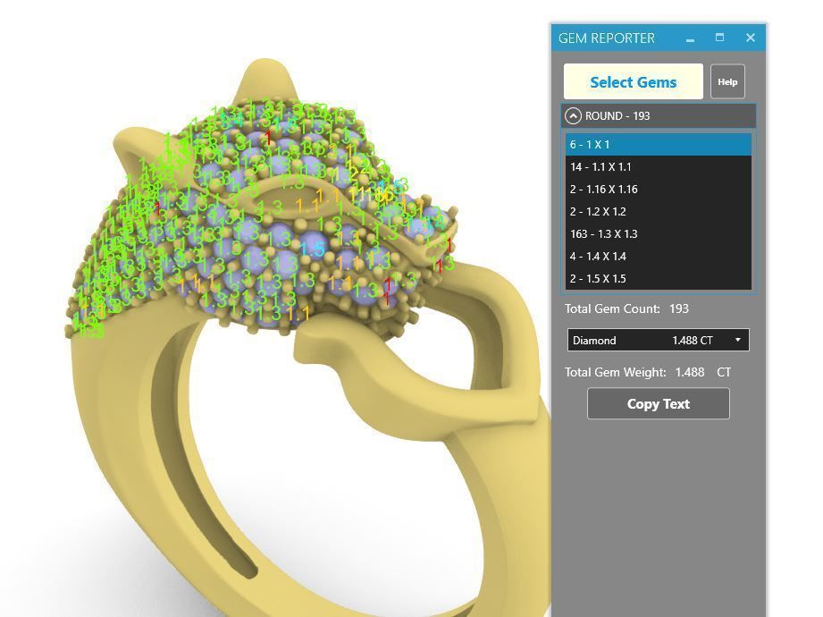 LIGHTWEIGHT PANTHER RING  3D print model_8