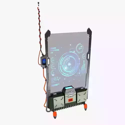 Sci-fi Terminal Cartoon 