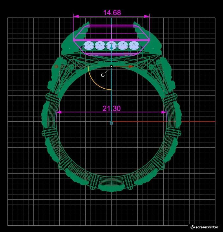 Mens ring STL  3D print model_7