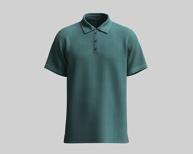 Polo-Pique Cotton 3D model