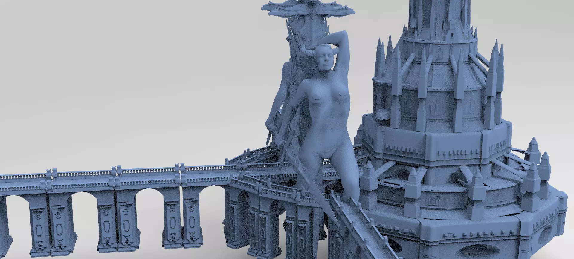 Sir Lancelot Castle Fortress 4 3D model