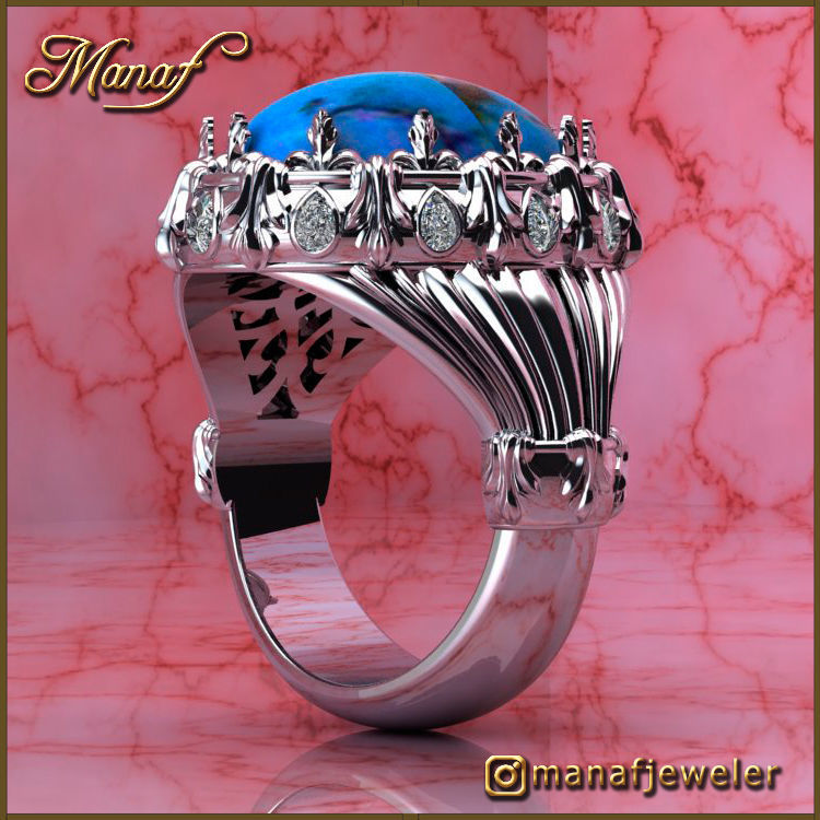 Mens ring STL  3D print model_2