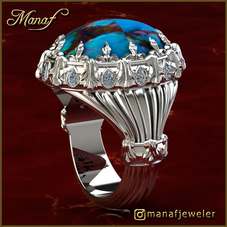 Mens ring STL  3D print model_3