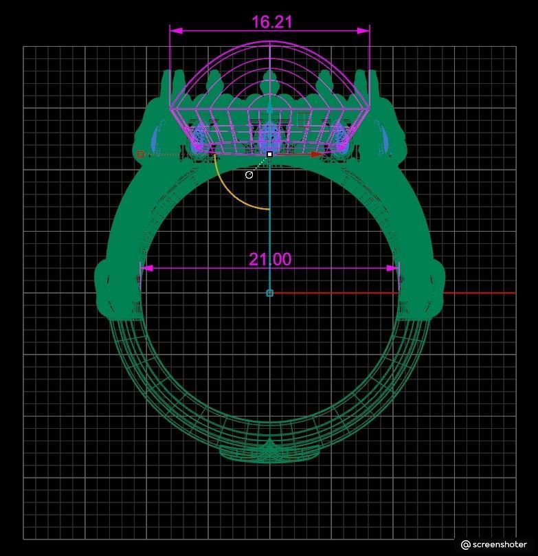 Mens ring STL  3D print model_7