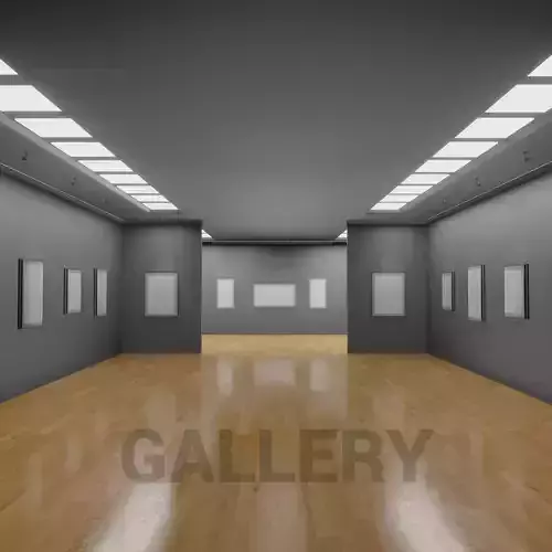 3D ART GALLERY Museum Interior 3D model