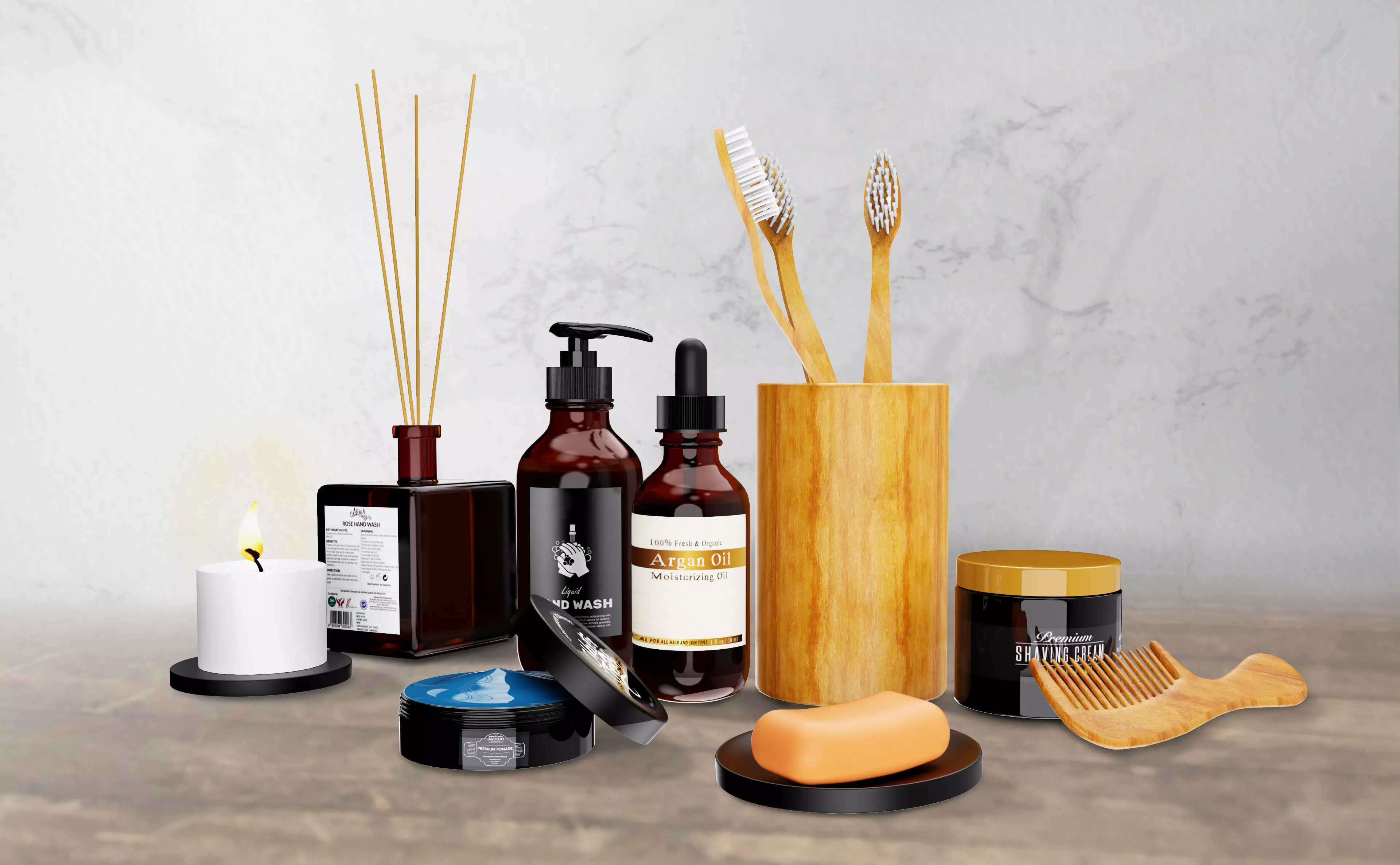 Bathroom  Kit 3D model_0