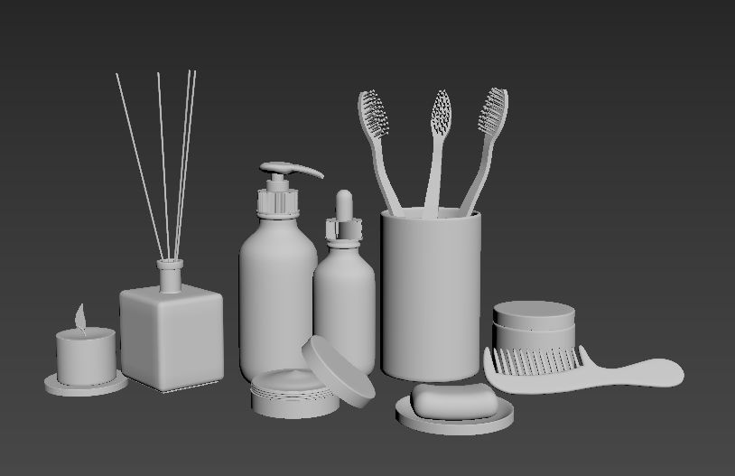 Bathroom  Kit 3D model_9