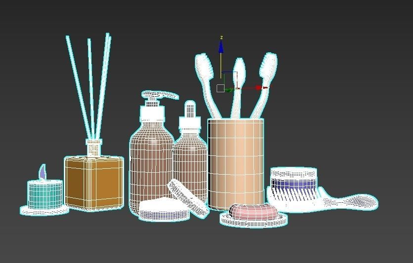 Bathroom  Kit 3D model_5