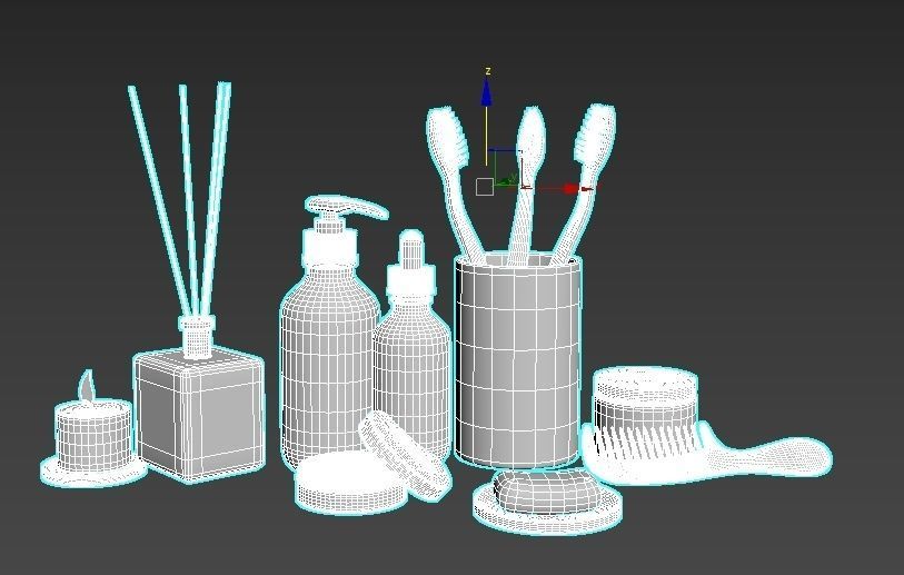 Bathroom  Kit 3D model_8