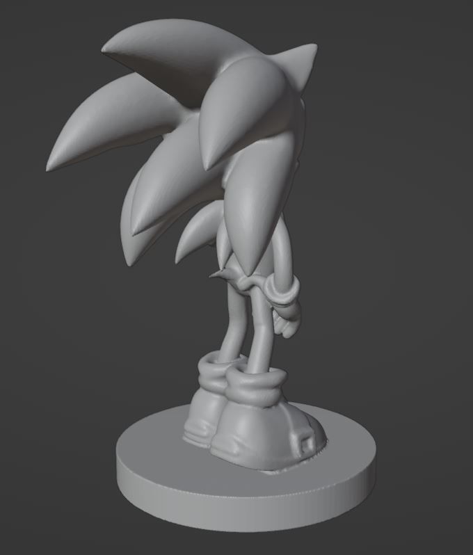 Sonic - 01 3D print model_4