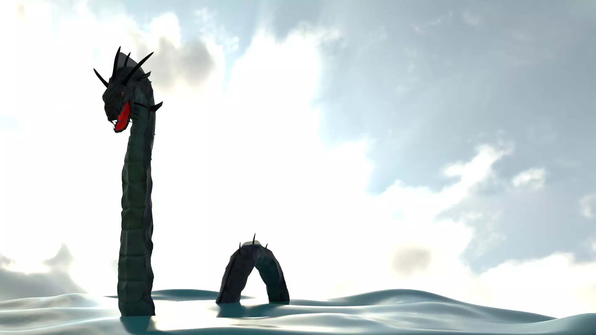 Sea Monster 3D model_0