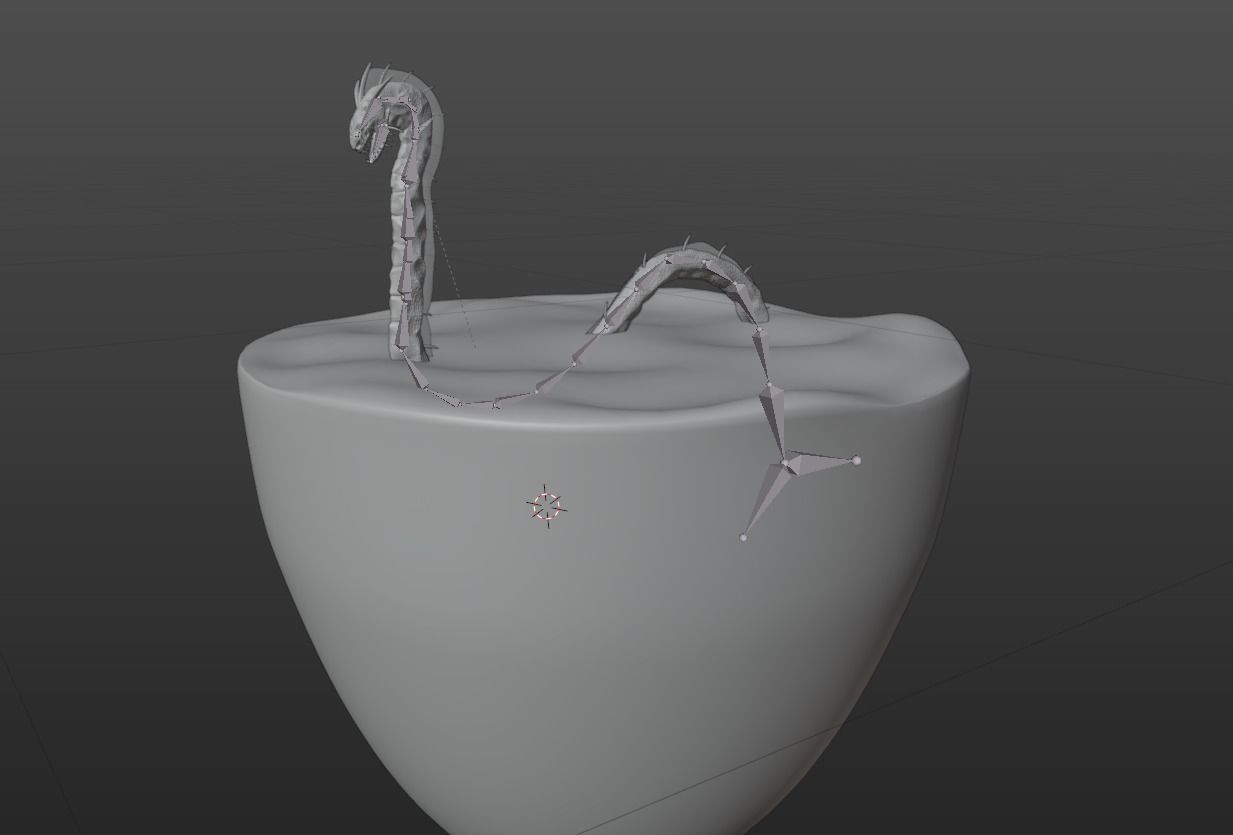 Sea Monster 3D model_9