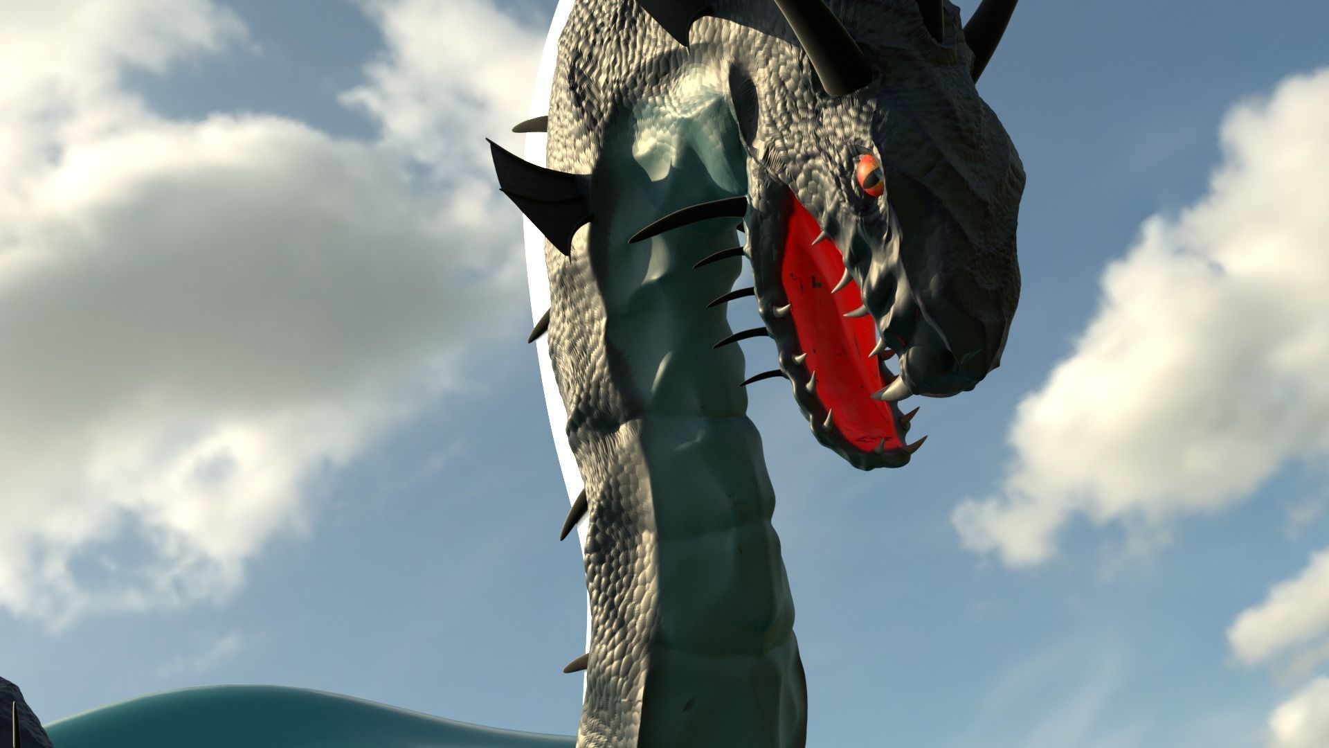 Sea Monster 3D model_5