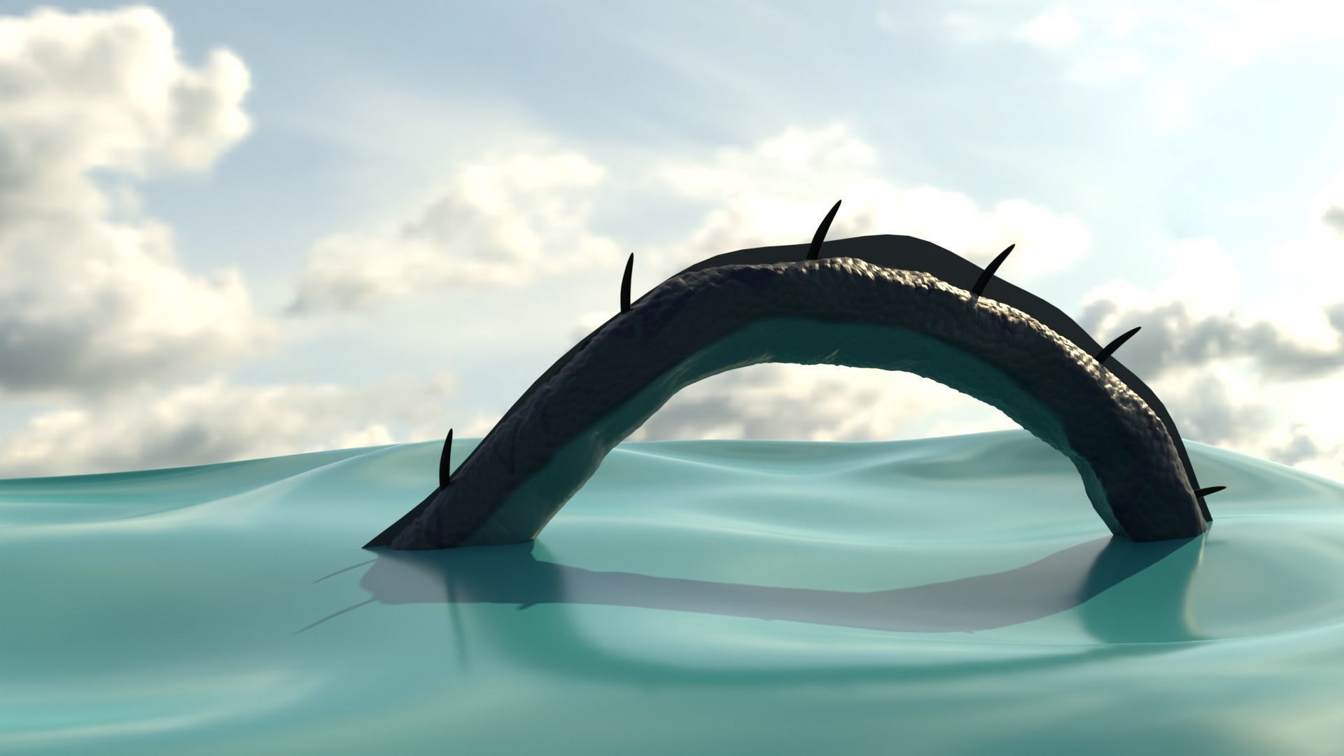 Sea Monster 3D model_7