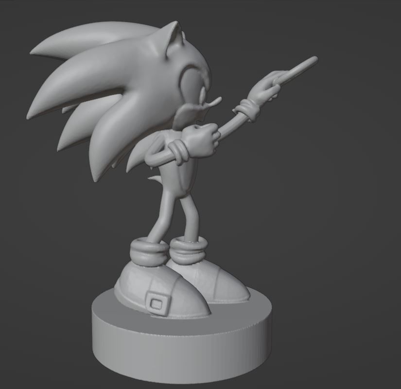 Sonic - 02 3D print model_5